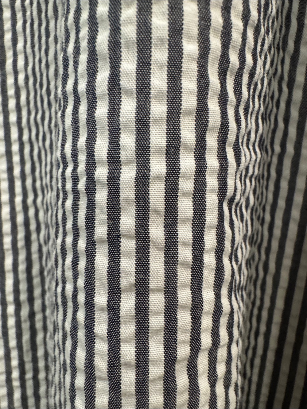 Kiel James Patrick Navy and White Striped Beach Cover - Picture 5 of 7